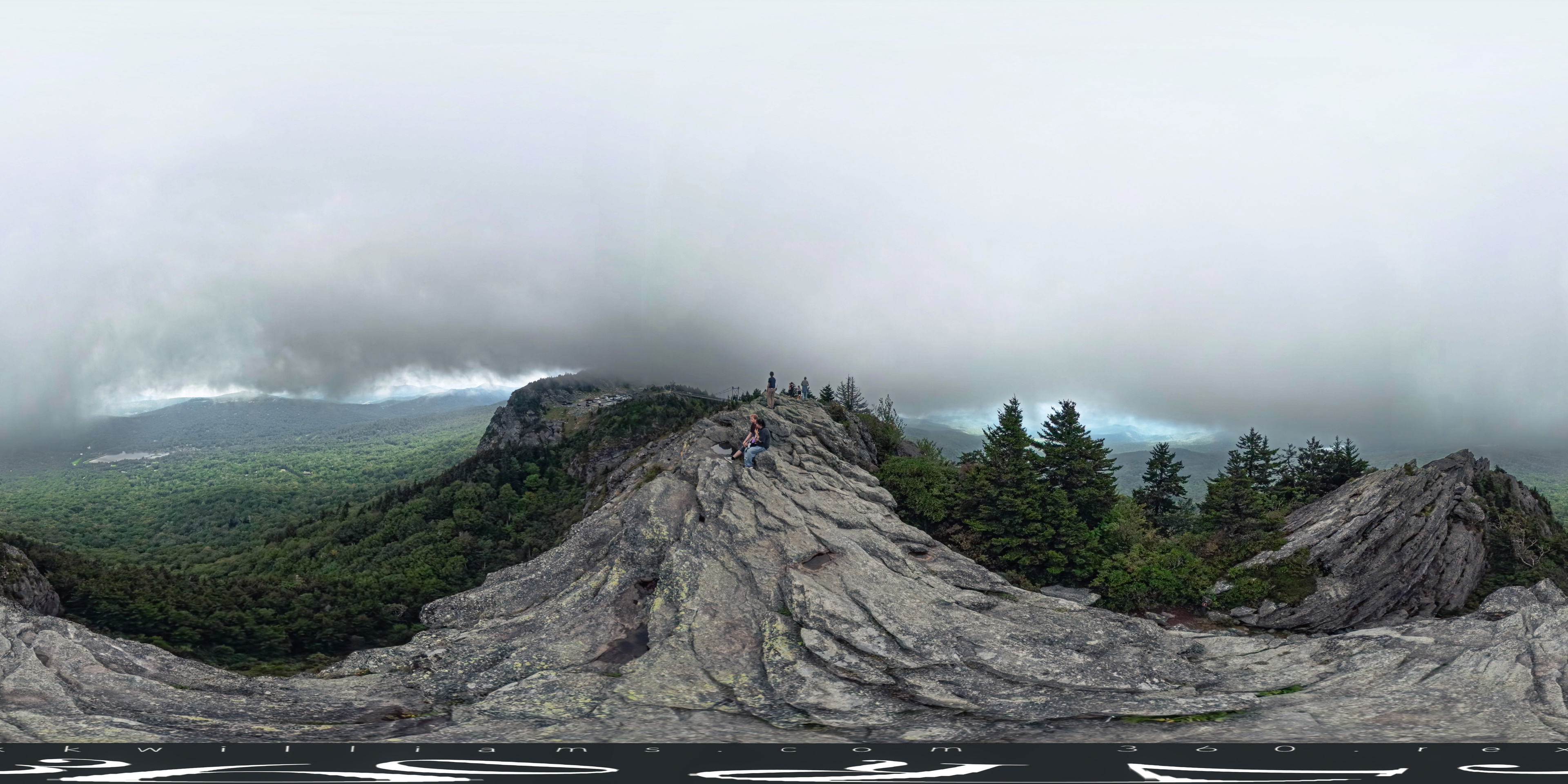 Grandfather Mountain bridge panorama preview
