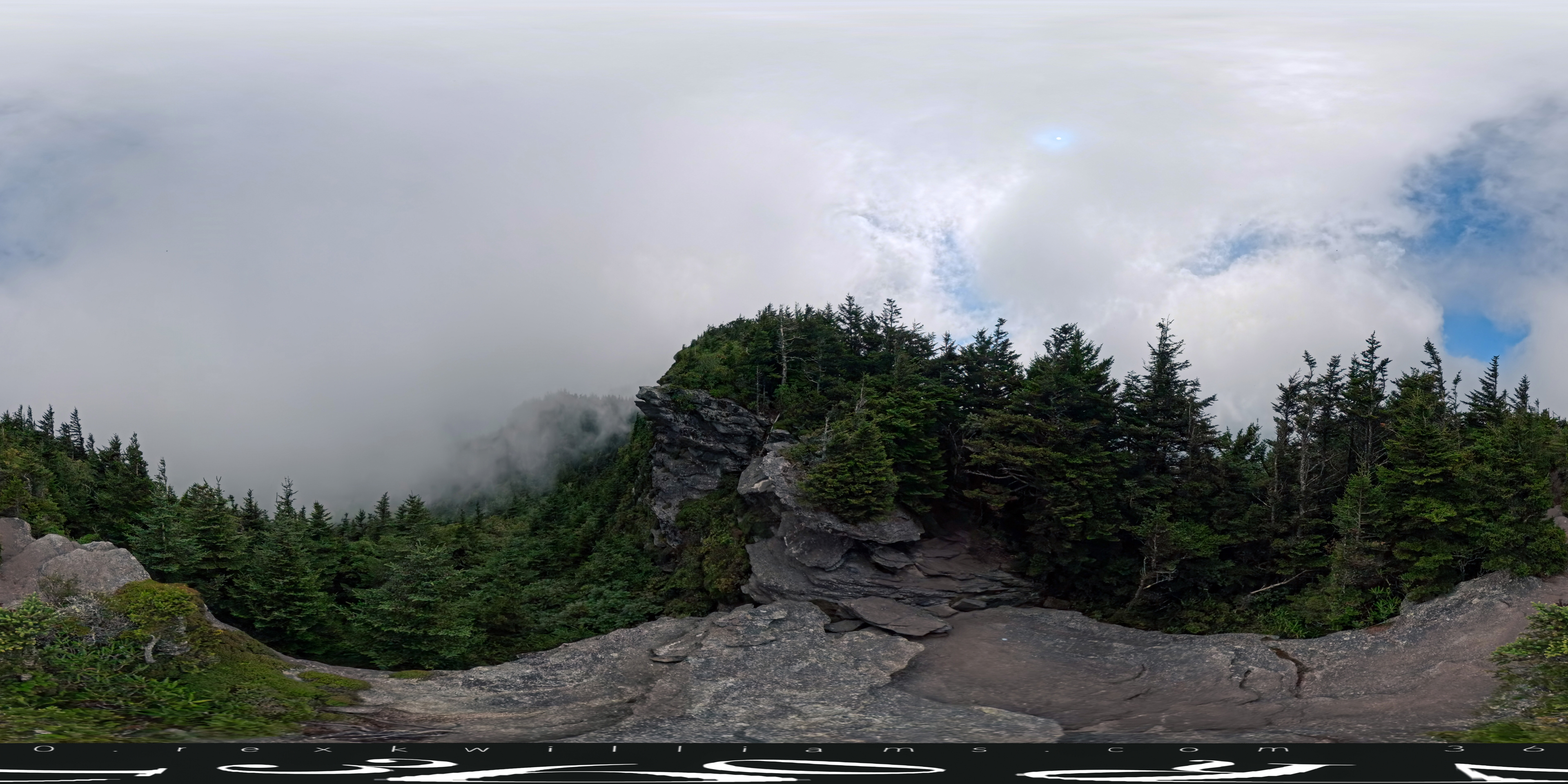 Grandfather Mountain ridge line panorama preview