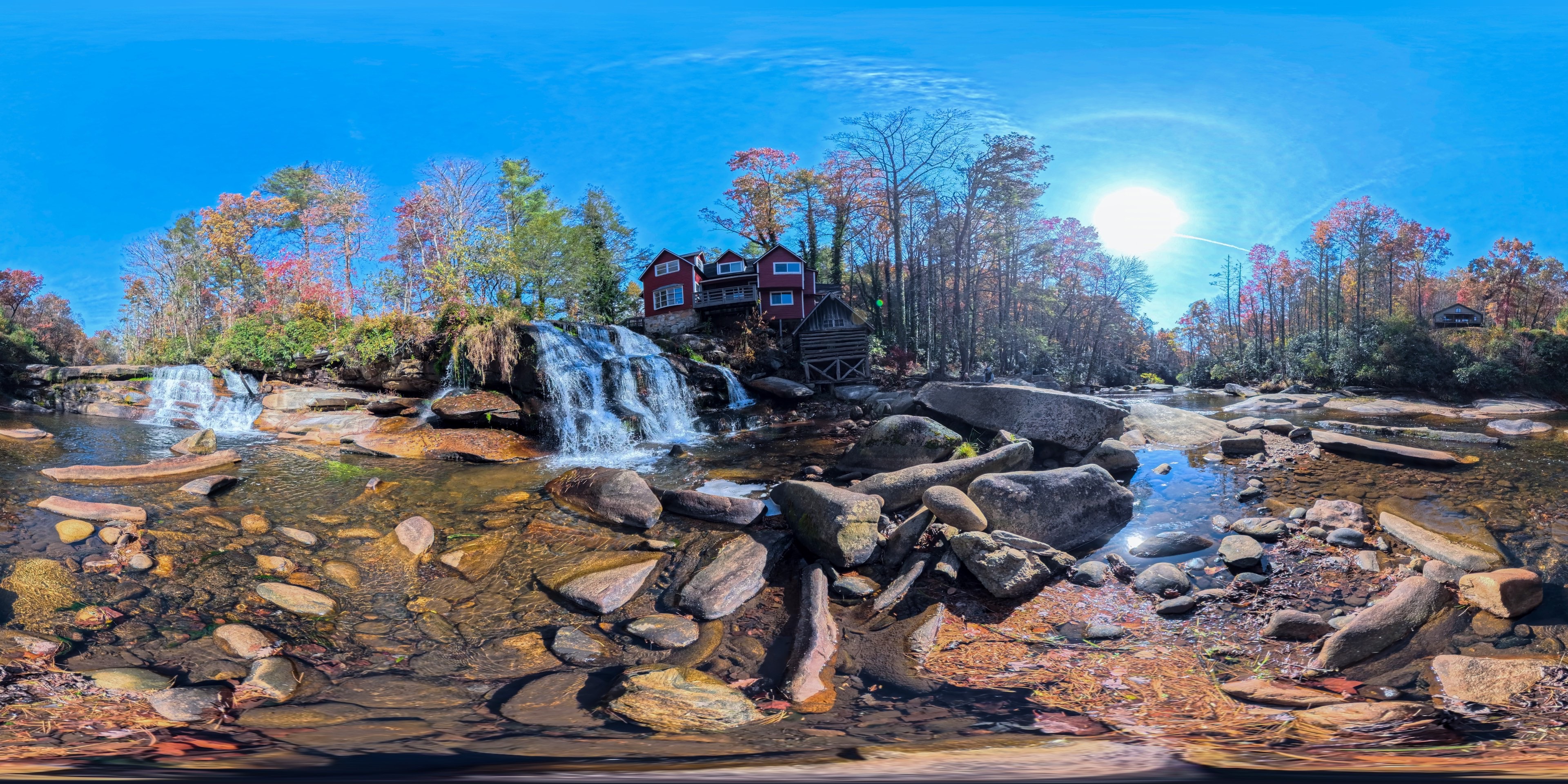 Living Waters Area Falls panorama preview
