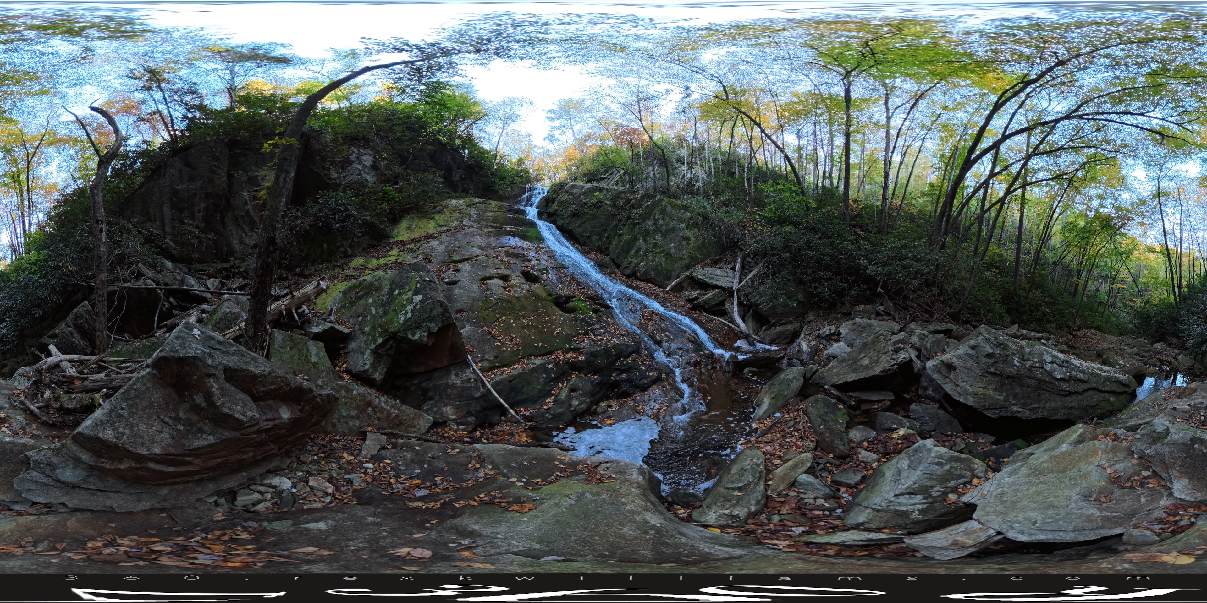 Phillips Branch Falls panorama preview