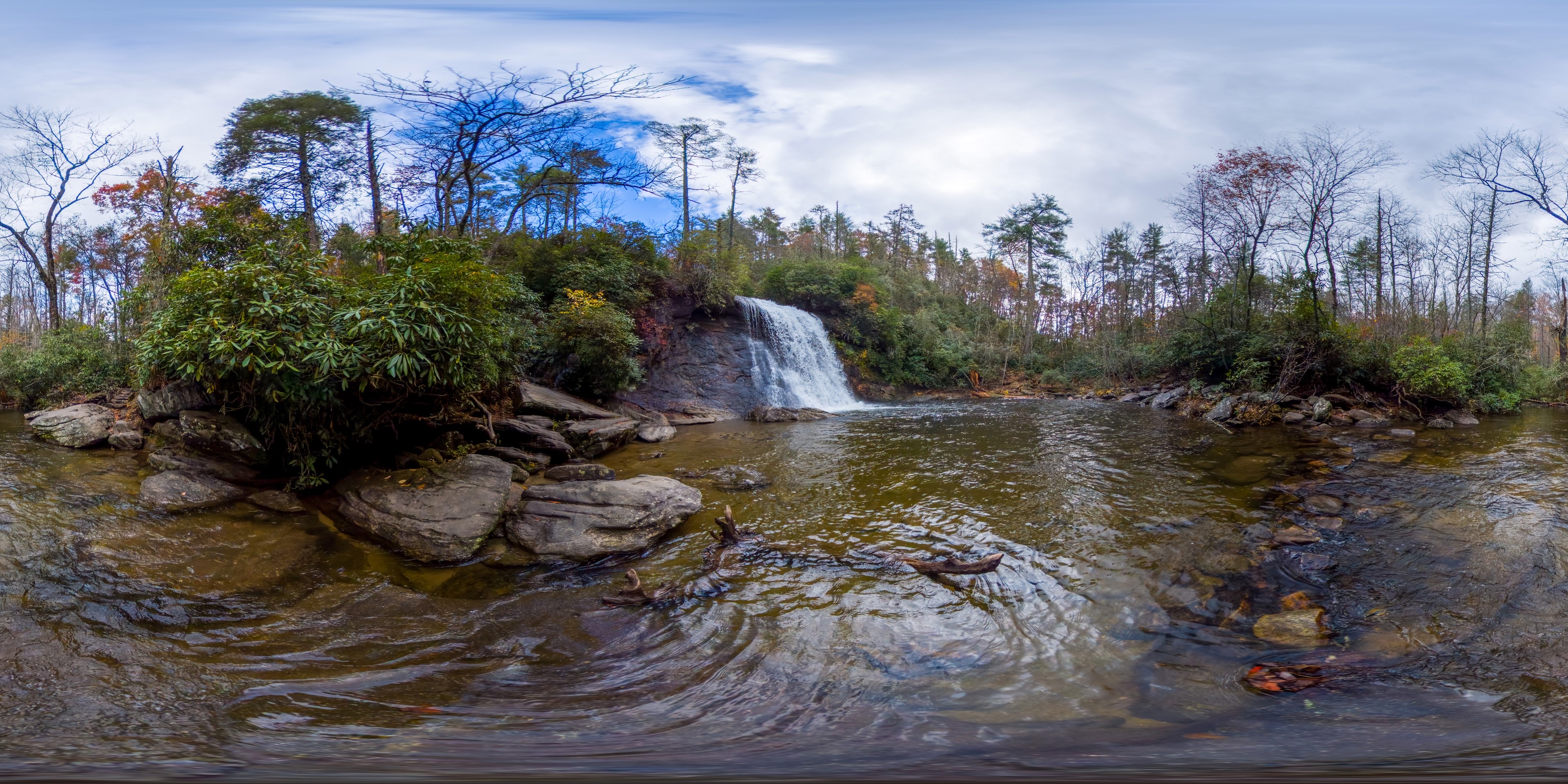 Silver Run Falls panorama preview