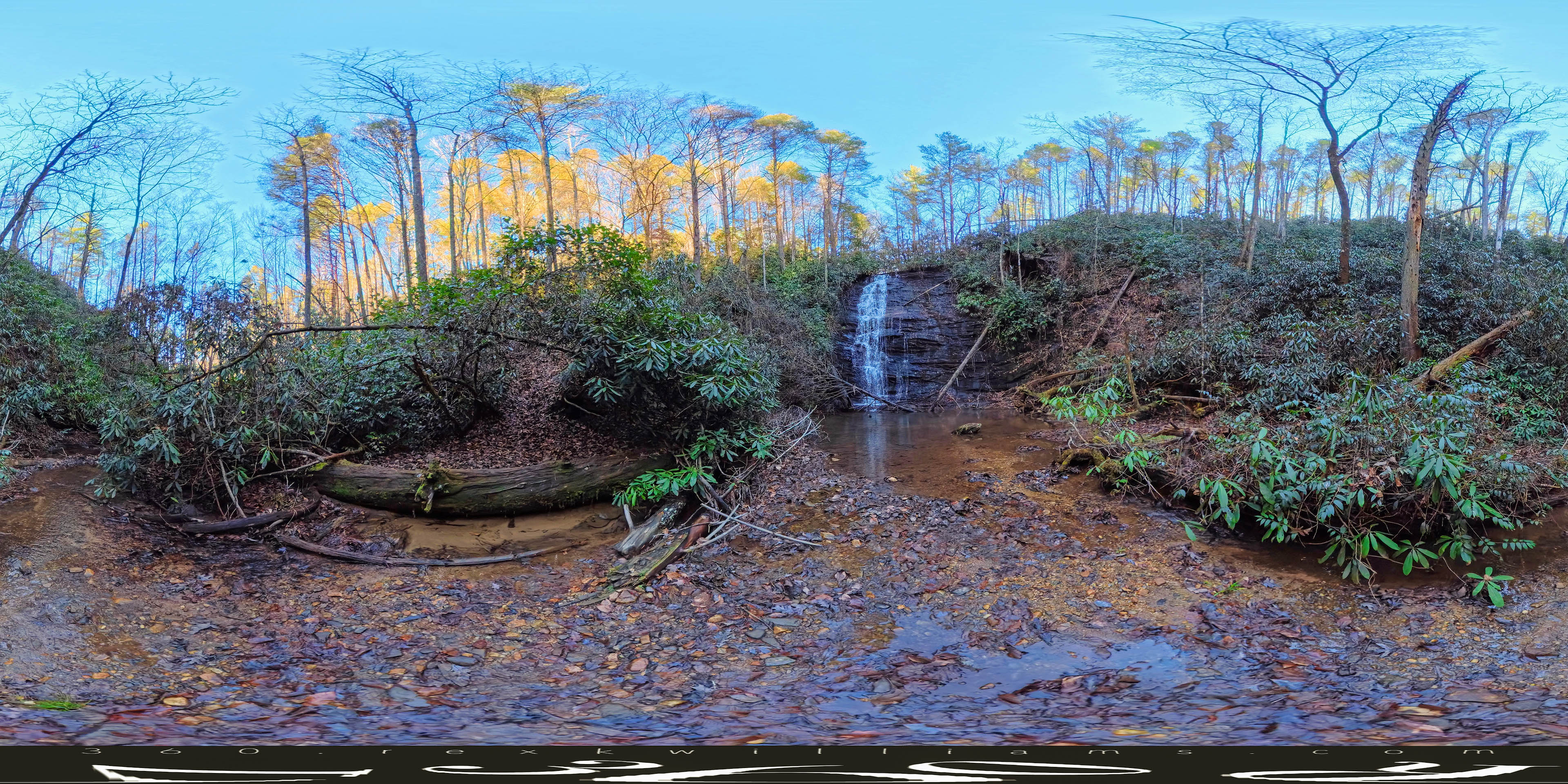 Upper Creek Falls panorama preview