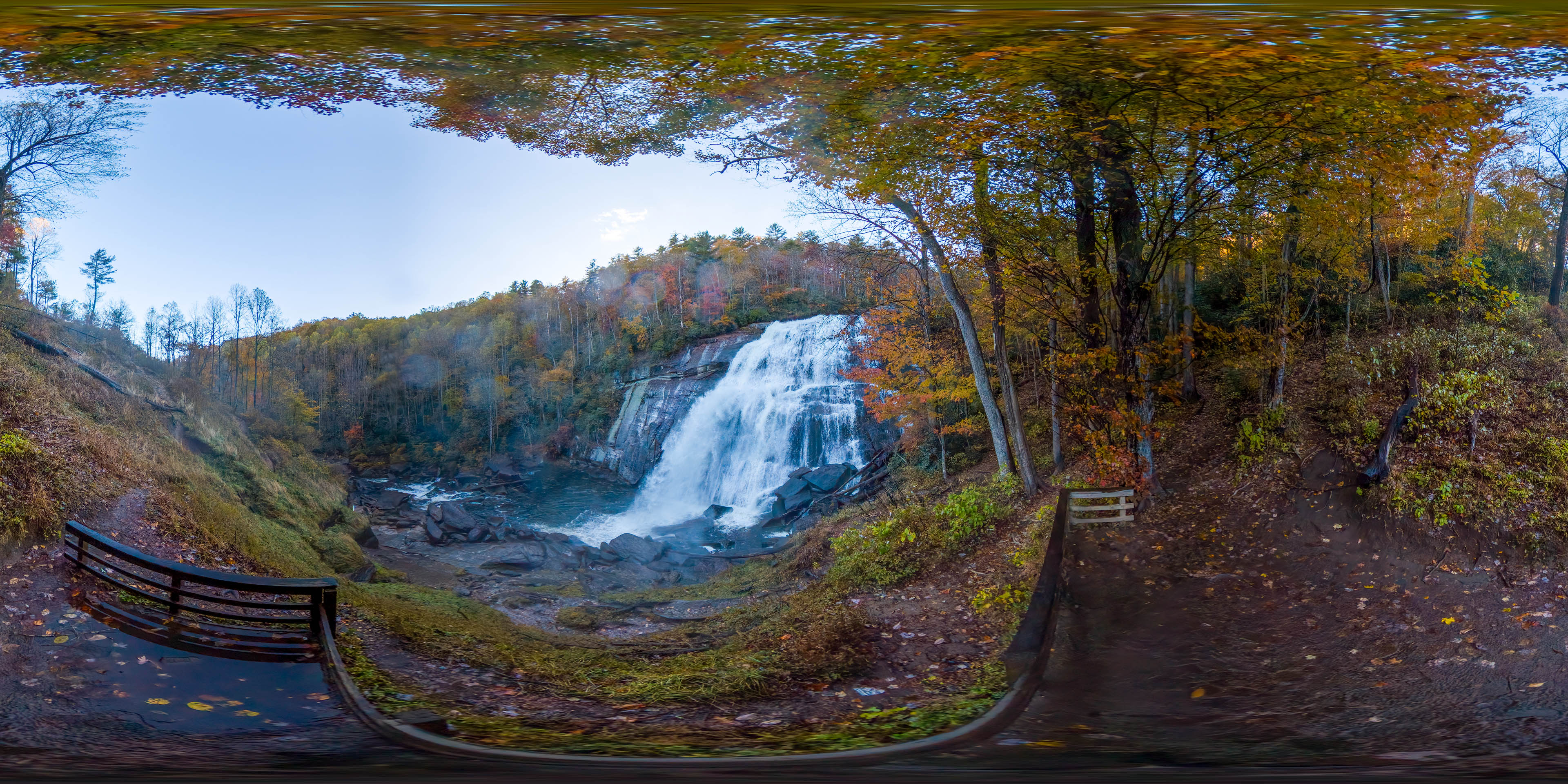 Rainbow Falls view 2 panorama preview