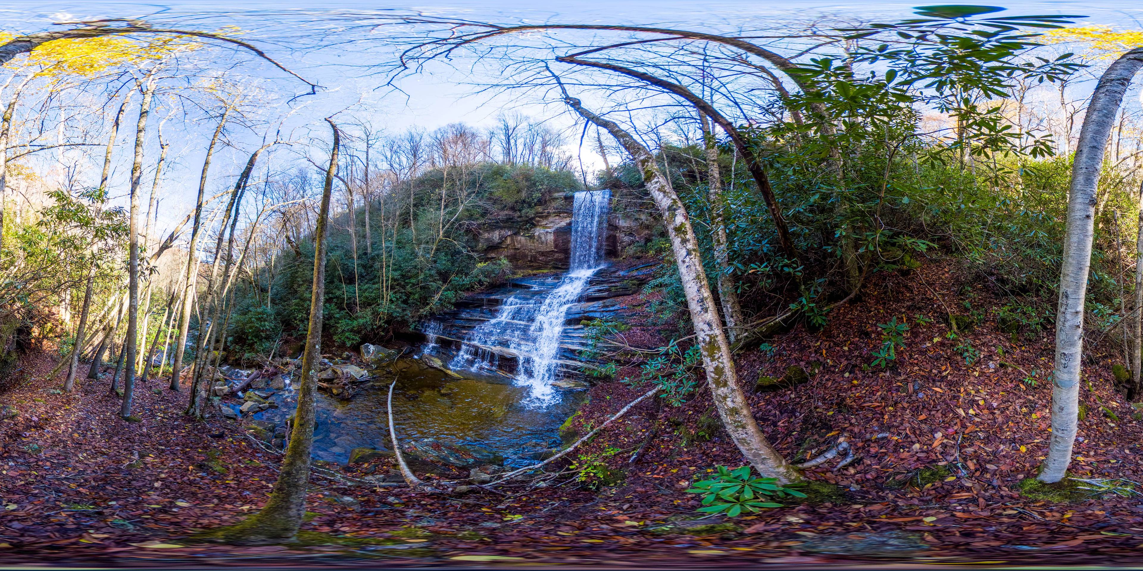 Raven Rock Falls view 2 panorama preview
