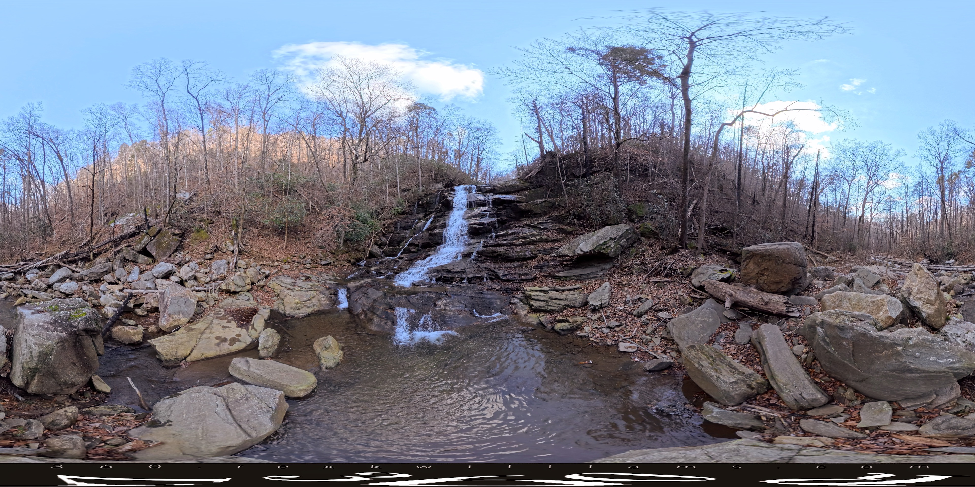 Milton Bradley Falls panorama preview