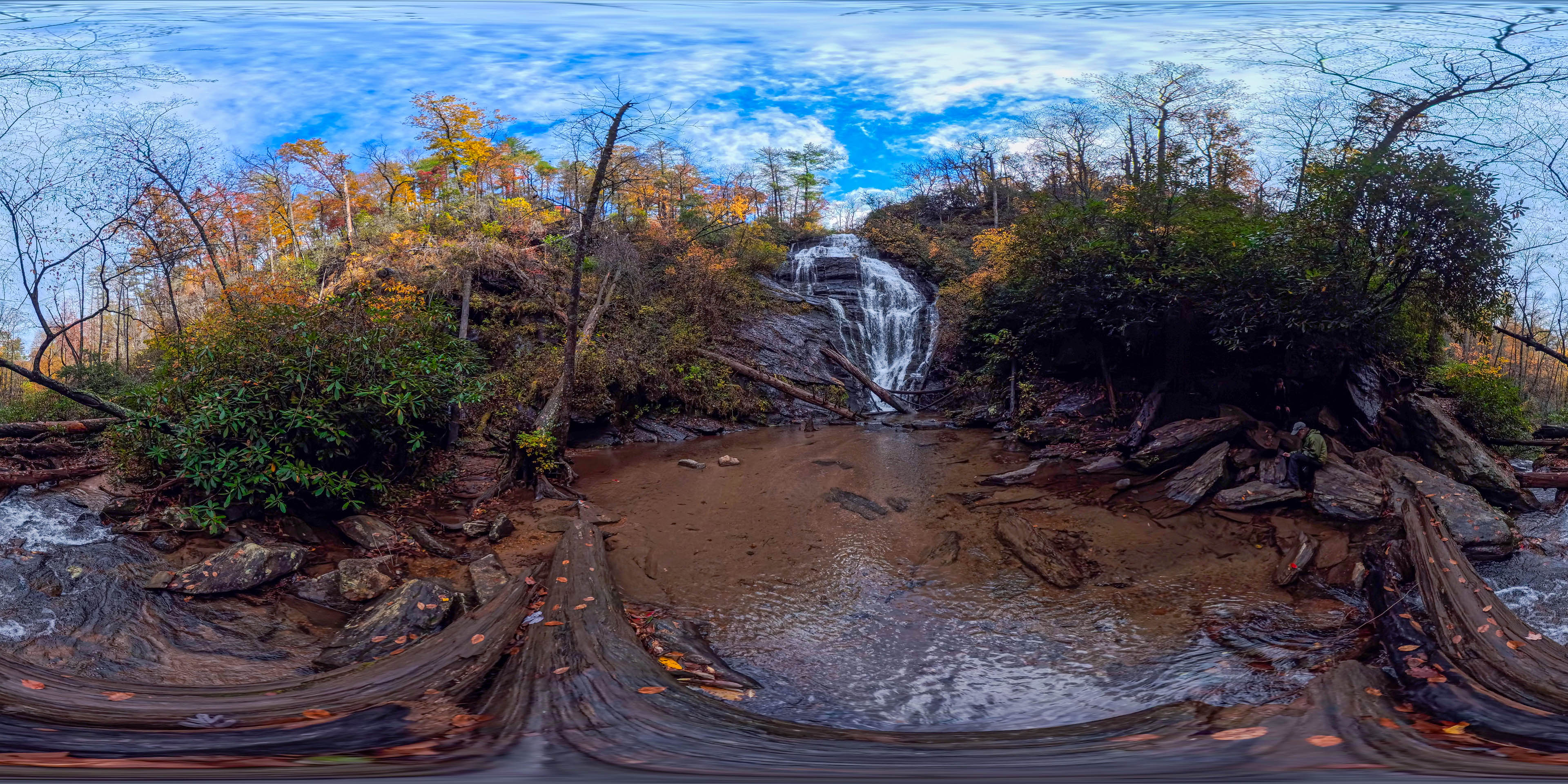 Kings Creek Falls panorama preview