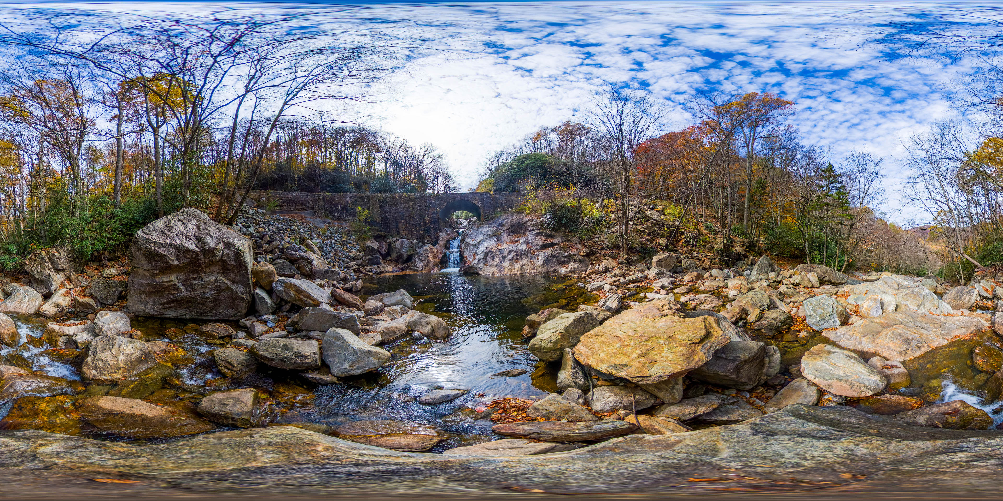 Sunburst Falls panorama preview